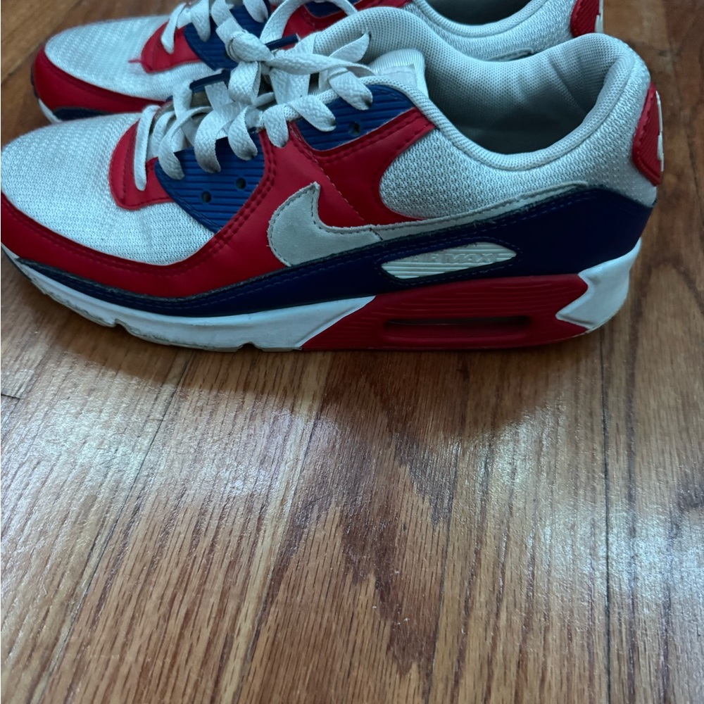 Nike Men’s Red and Blue Sneakers